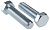 Болт с шестигранной головкой  6 х 12 мм   оцинкованный  DIN 933  (ФАС) Болт с шестигранной головкой  6 х 12 мм   оцинкованный  DIN 933  (ФАС)